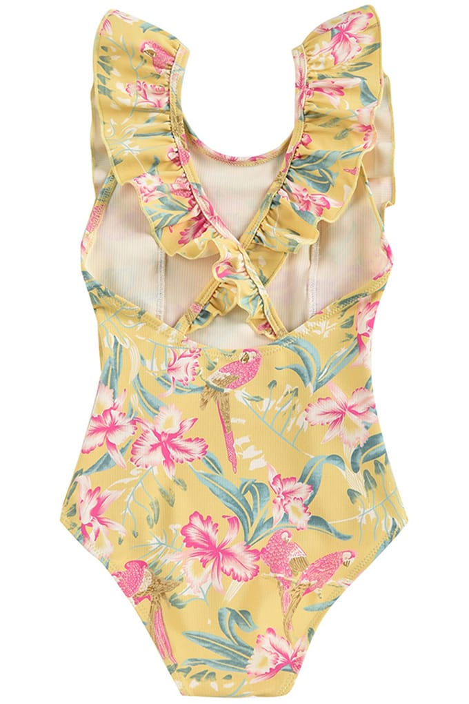 Louise Misha Bathing Suit Mosillos Soft Honey Parrots Größe: 3M | Bademode Outlet | kids