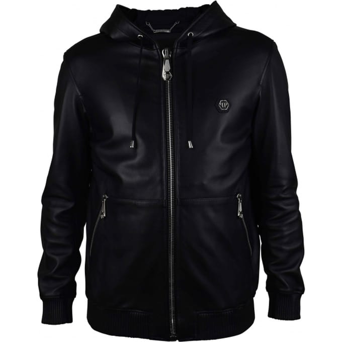 Philipp Plein Jack met capuchon Zwart