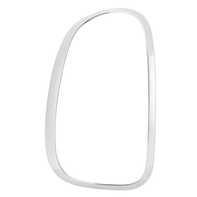Chrome Achterlichtkap Beschermende Achterlicht Bezel Vervanging voor Cooper R60 Countryman 2013-2016 Links: white