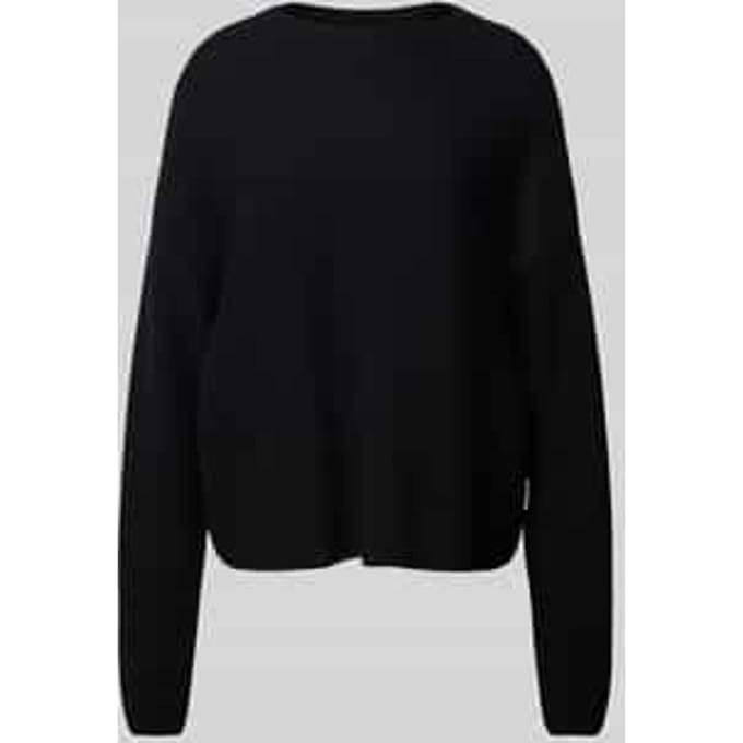Gebreide pullover met ronde hals, model 'MERINAA'