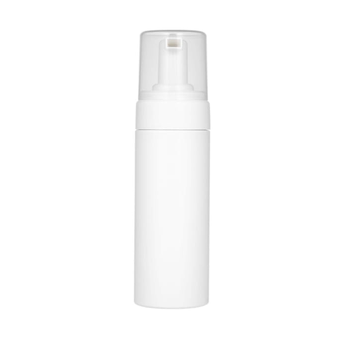 1 stuks 150ML(5.2oz) Schuimfles Mousse Zeep Schuimpompfles Plastic Wit Leeg Hervulbaar wit