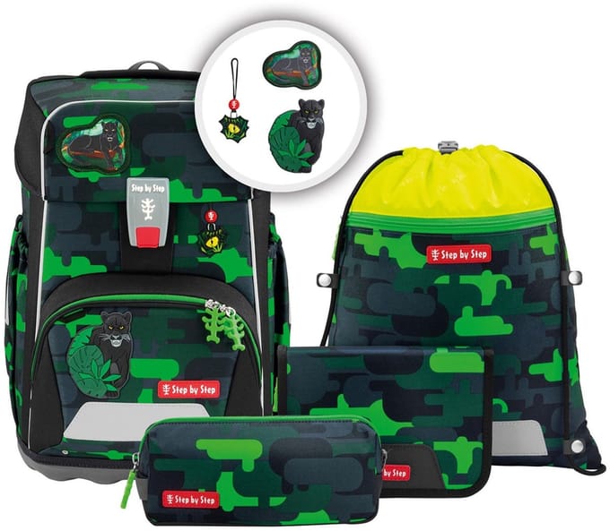 Step by Step Giant - Schooltas Set 5tlg. (Black Cat Chiko)