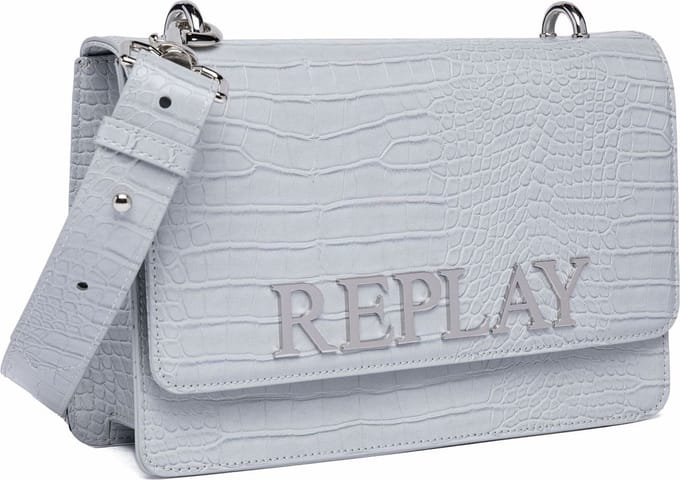 REPLAY Schoudertas Avondtas Crossbody Bag Cement Grey Lichtgrijs