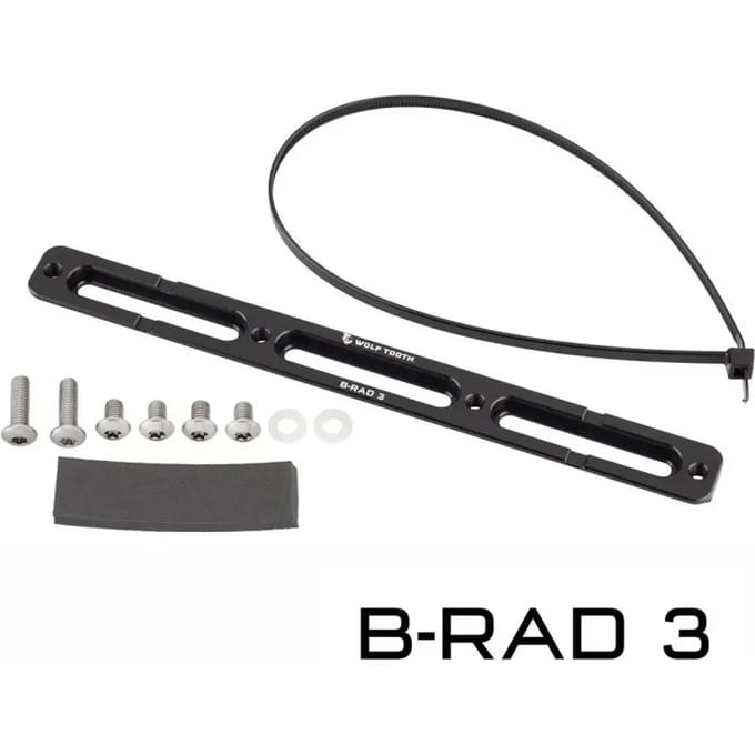 Wolf Tooth B-rad 3 Flessenhouderadapter Zwart