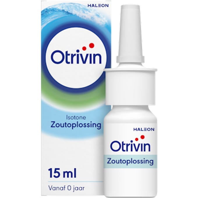 Otrivin Zoutoplossing Neusspray bij een verstopte neus 15 ml