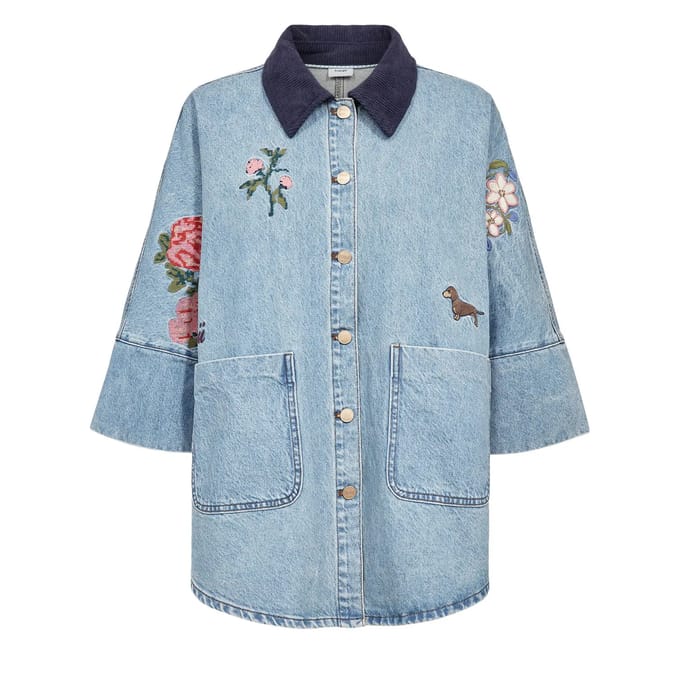 Damesjas van oversized denim Nümph Nudenma