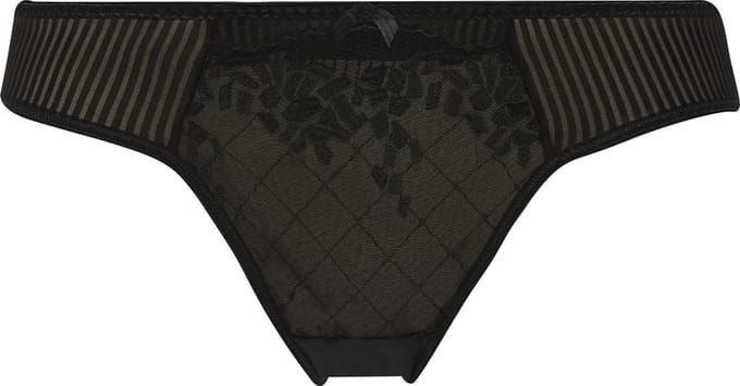 Chantelle pont neuf - C13830 - slip - zwart - 46