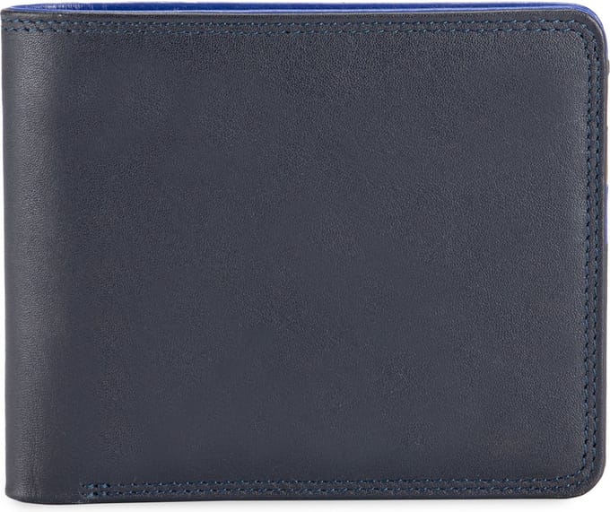 Mywalit RFID Billfold Wallet with Coin Pocket Nappa Midnight