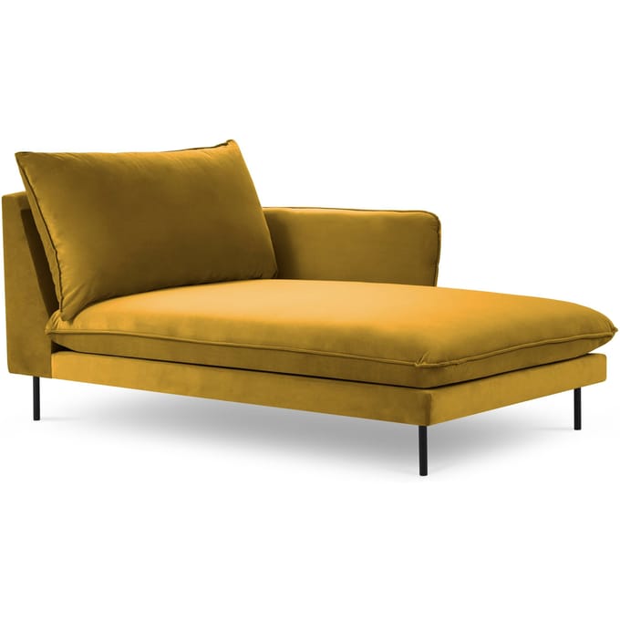 Chaise longue Vienna rechts velvet | Cosmopolitan Design