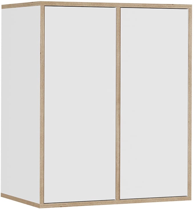 Vicco Tetrix Wandrek – 63 x 75 cm met 2 deuren Wit