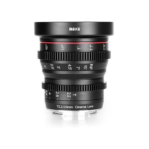 Meike 25mm T2.2 Cine-objectief  Micro Vier Derde
