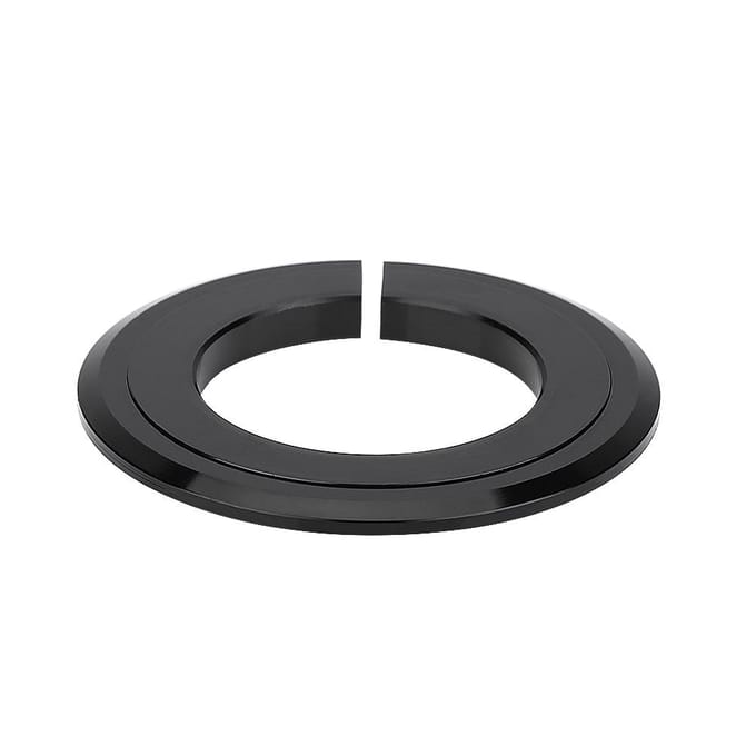 RISK Race Mountain Fiets Headset Basis CD voor Rechte Taps Toelopende Vork (D-basis) black