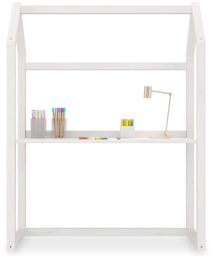 Kinderbureau TINA, in hoogte verstelbaar – Wit