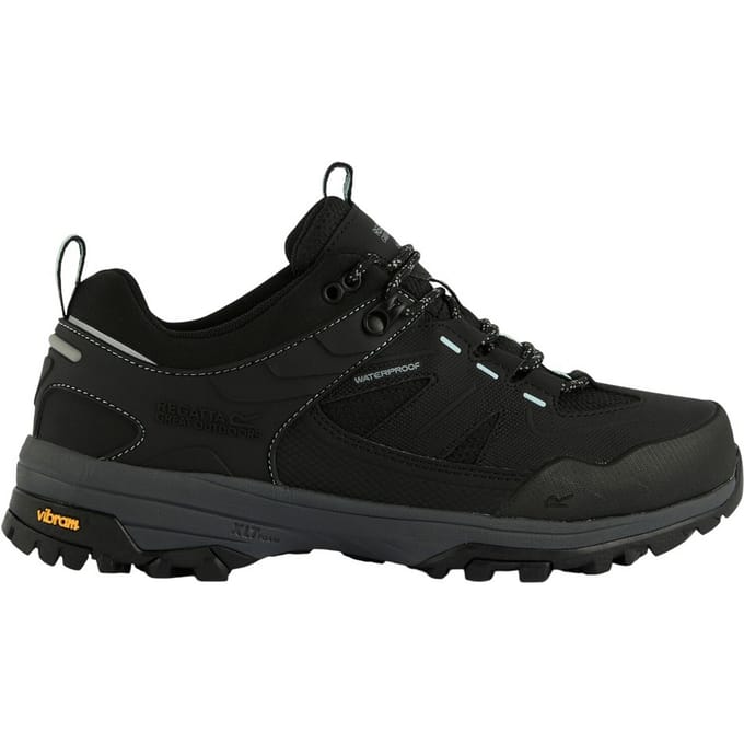 Regatta Dames/Dames Regen Laag Loopschoenen (Zwart/Aqua)