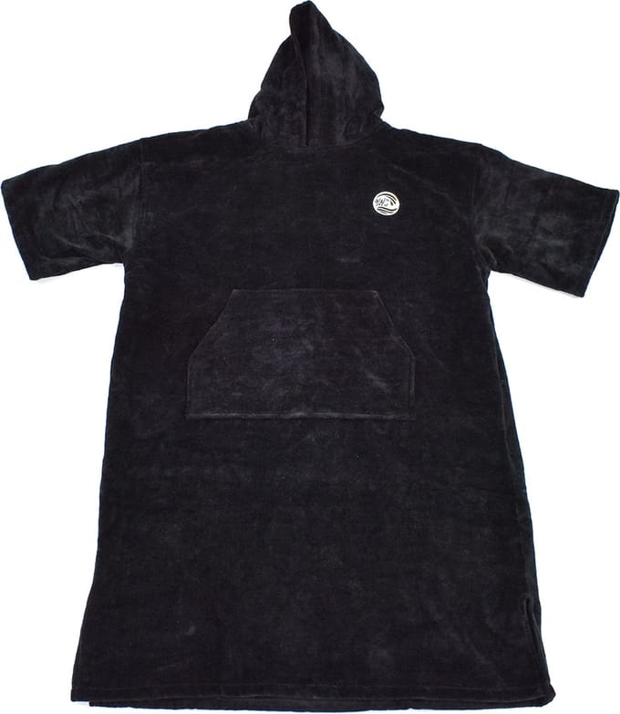 Katoenen surfponcho met mouwen