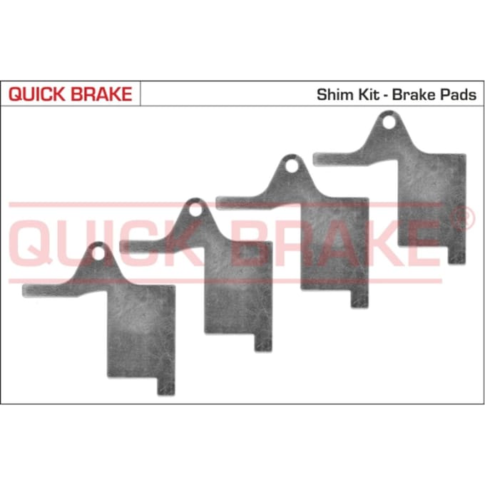 Anti-knarsfolie, remvoering (rugplaat) QUICK BRAKE 2896K