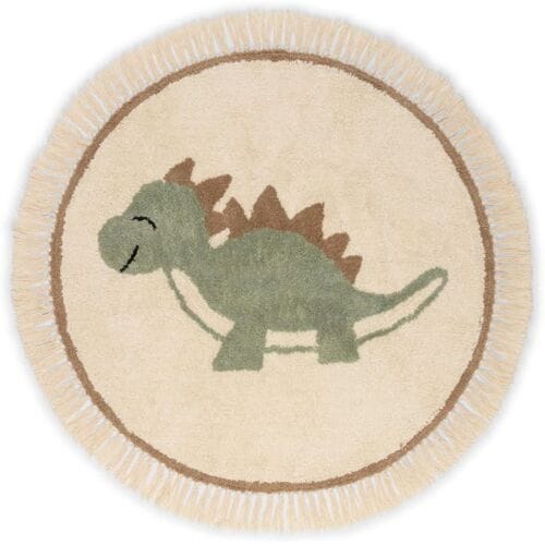 Prénatal vloerkleed Dino - Babykamer - Ecru - ø 94 cm
