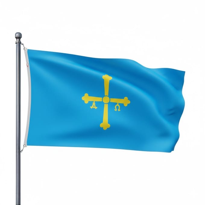 Trasal - vlag Het Prinsdom Asturië – 150x90cm