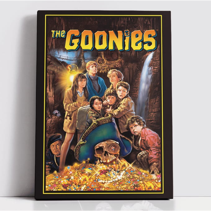 Decorsome x The Goonies Cover Art Rectangular Canvas - 12x18 inch