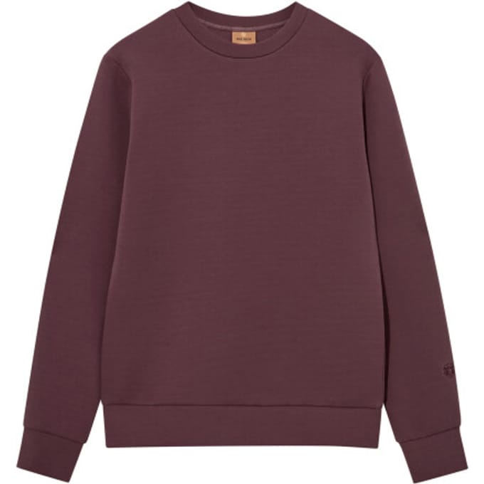 Mos Mosh 510100 283 mosmosh mmgabel crew neck sweat huckleberry