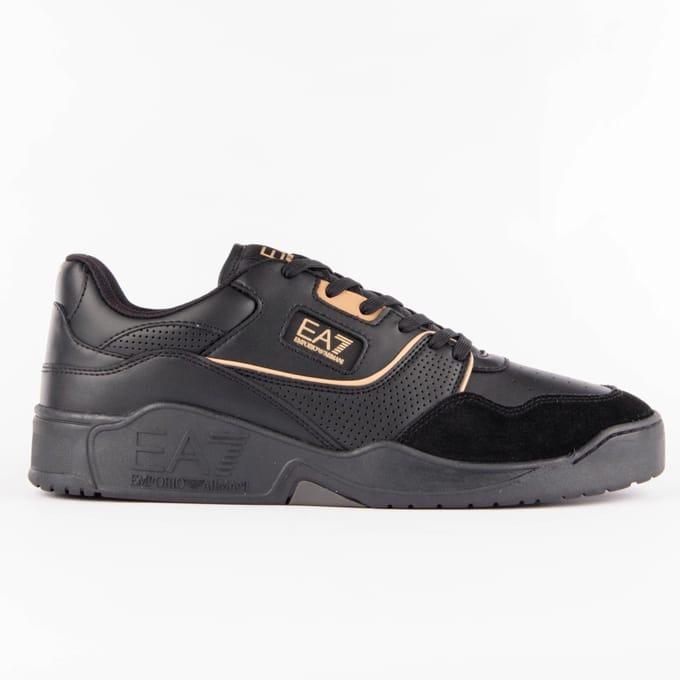 EA7 herensneakers met logo-patch