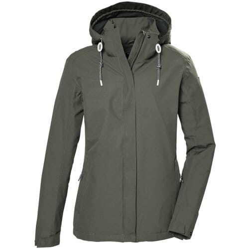 Killtec Kos 61 Outdoor Jas - Dames Zomer jas - light olive/tonal melange