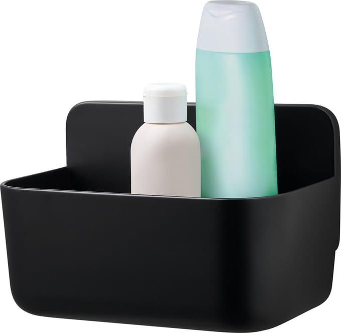 Tesa Lavaa Serie - Douche Organizer - Zwart - Mat - Onderhoudsvrij