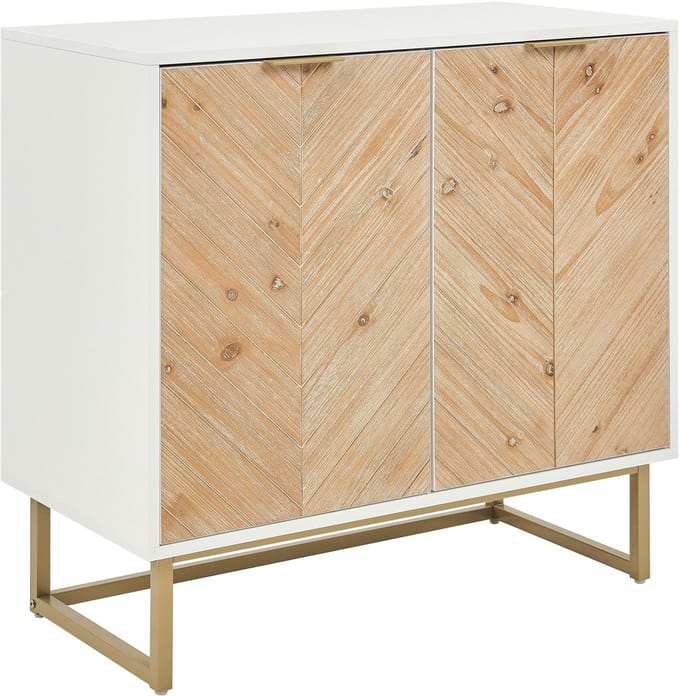 ALASKA - Dressoir - Lichtbruin/Wit - Hout