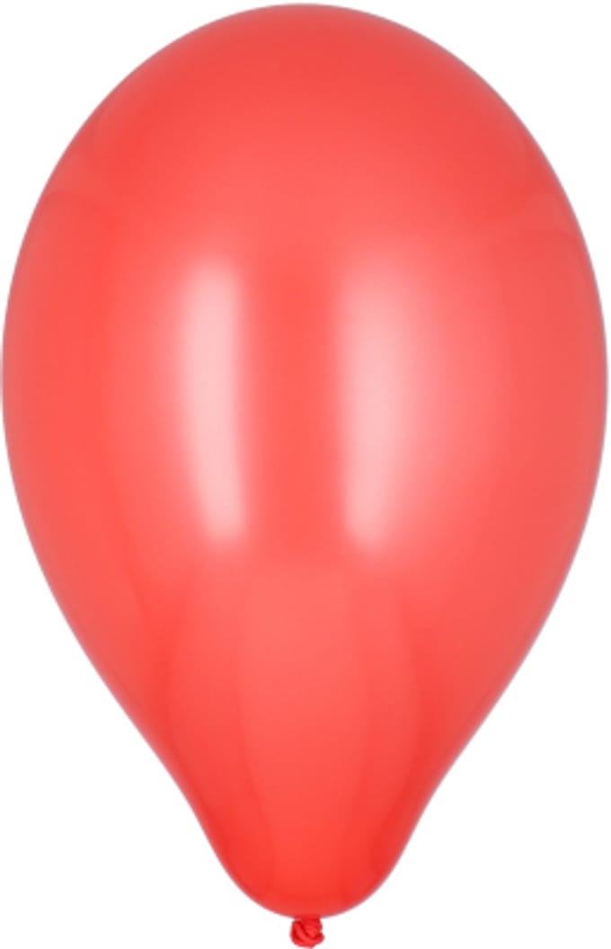 12x 10 Ballonnen Ø 25 cm rood