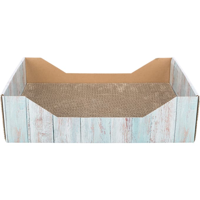 Trixie - Krabmand - Karton - Catnip - Turquoise - 45X33X12 cm