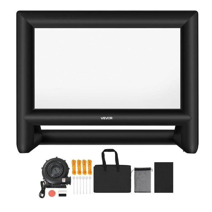 20 ft Opblaasbaar Film Scherm 16:9 600D Filmprojectie met Draagbare Tas