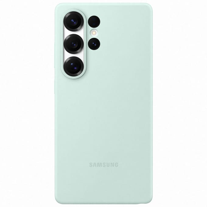 Originele Silicone Backcover voor de Samsung Galaxy S25 Ultra - Mint