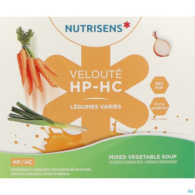 Nutrisens Soep HP/HC Gevarieerde Groenten 4 Zakjes