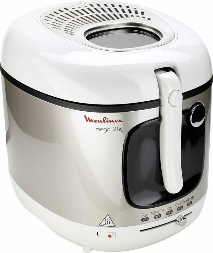 Moulinex Mega XXL AM4800 - Friteuse - 3,3 L - 2100W - Wit