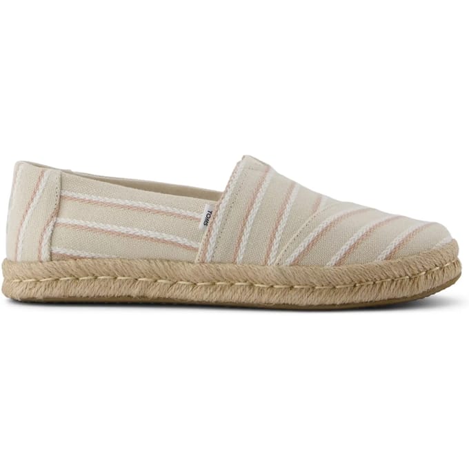 Gestreepte Espadrilles dames Toms Rope 2.0