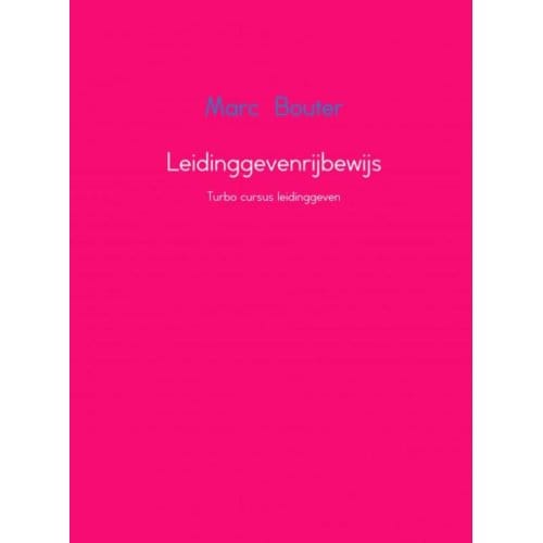 Leidinggevenrijbewijs - Marc Bouter