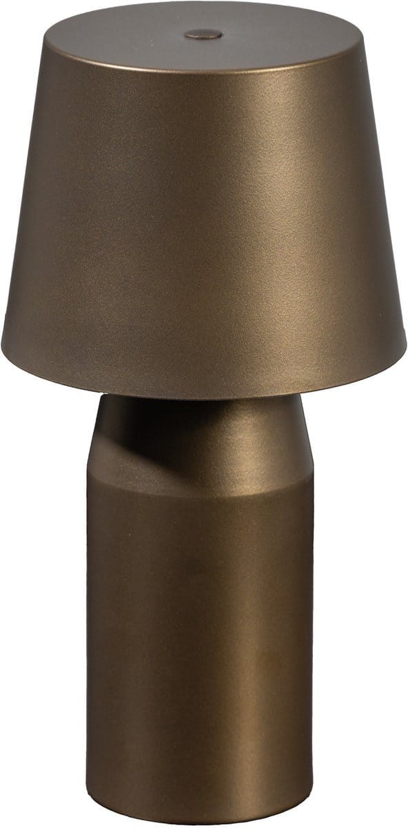 ETH Aron tafellamp 1x E27 h269xd110 gold/brown