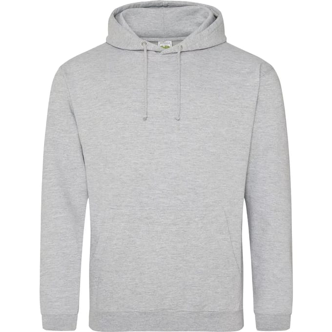 Just Hoods College Hoodie JH001 - Heather Grey - S