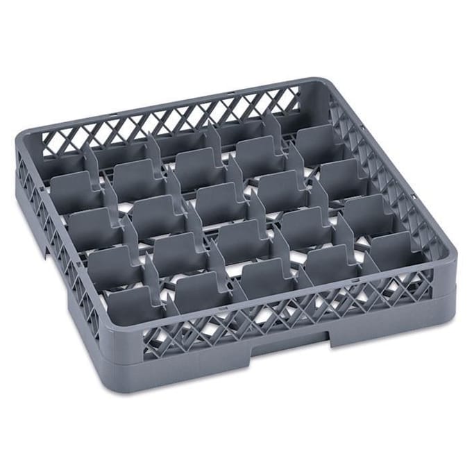 Panier Lave-Vaisselle Tasses Verres 25 Compartiments 50x50x10 cm Polypropylène