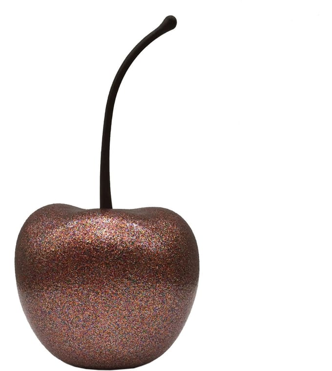 Decoratieve kers in brons gemaakt van stevig glasvezel, maat XS - E2214-S1-GLMB