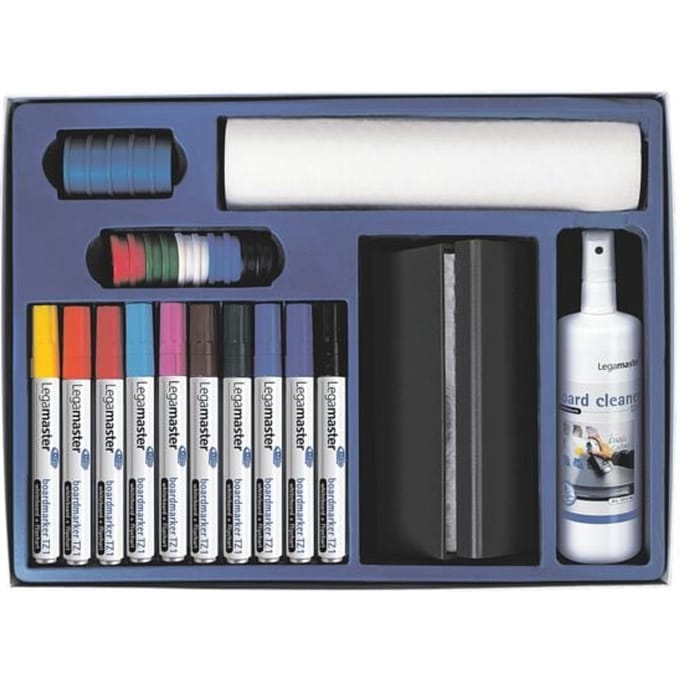 Whiteboard-PROFESSIONAL-set Legamaster 7-125500, complete set, markers, reiniger, magneet, 27-delig