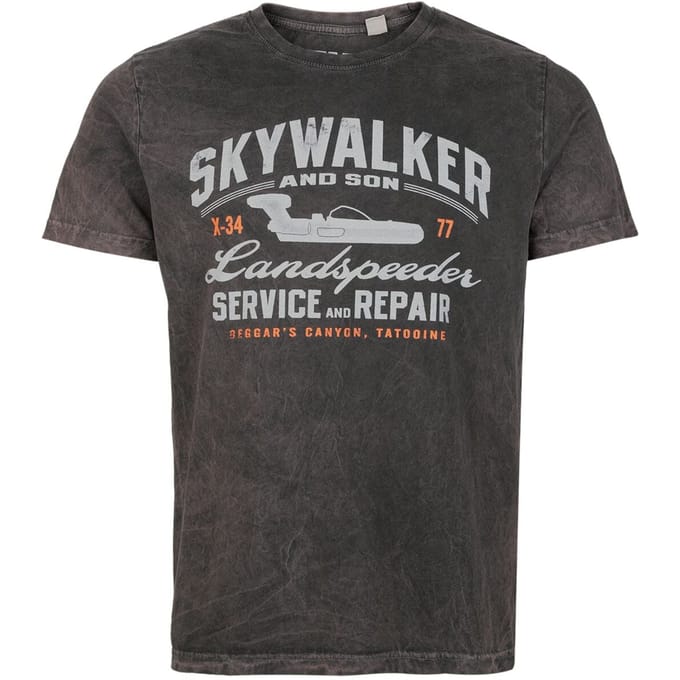 Star Wars - Disney T-shirt - Skywalker - S tot 4XL - voor Mannen - grijs