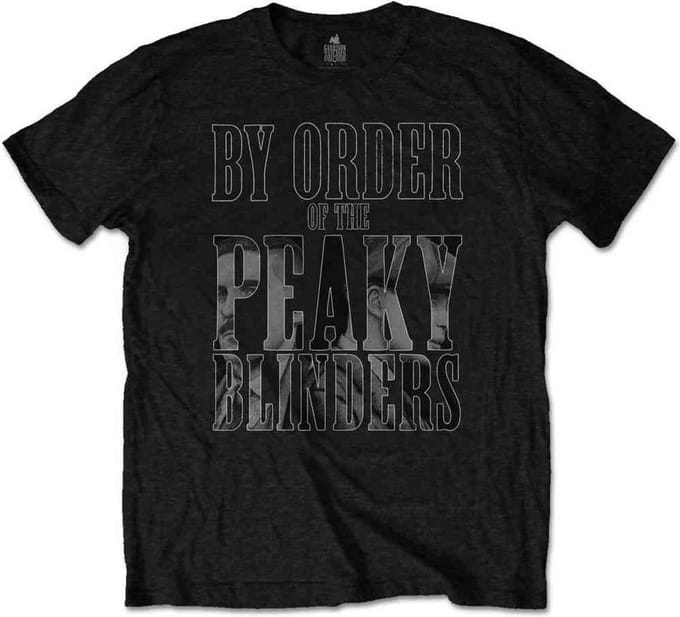 Peaky Blinders - By Order Infill Heren T-shirt - M - Zwart