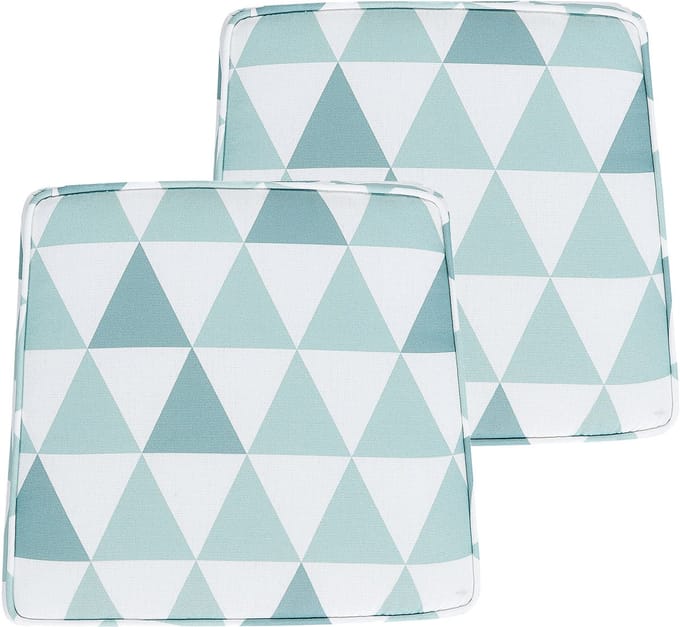 TERNI - Sierkussen set 2 - Lichtblauw - Polyester