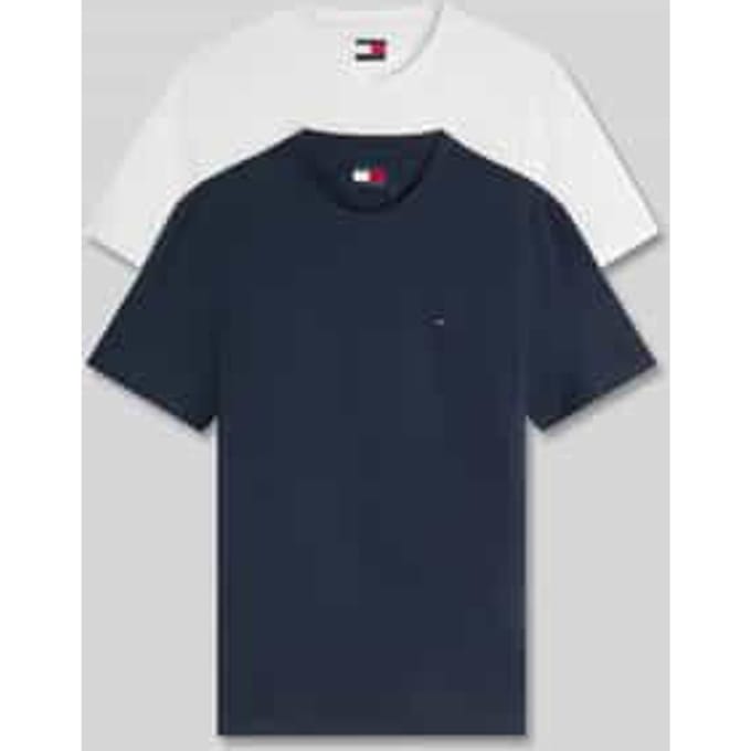 slim fit T-shirts van puur katoen in set van 2