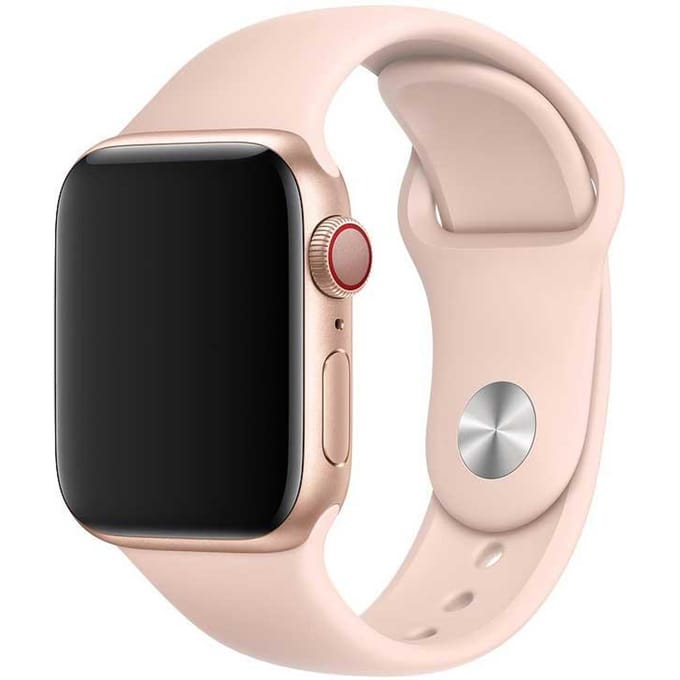 2+1 | Apple Watch Bandje - Siliconen - Pink Sand