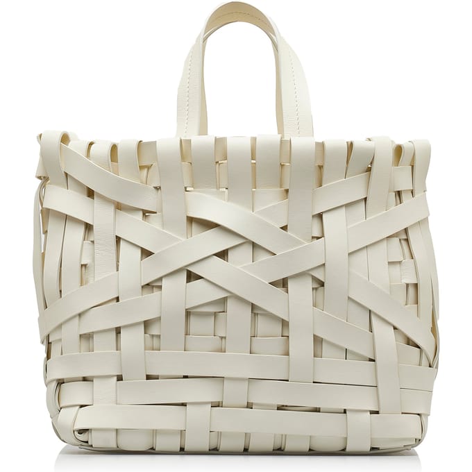 Geweven Leren Tote Bag
