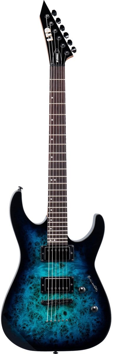 ESP LTD M-200DX NT Blue Burst elektrische gitaar