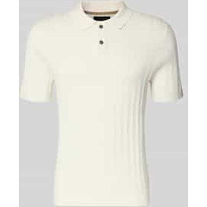 Slim Fit poloshirt in brei-look