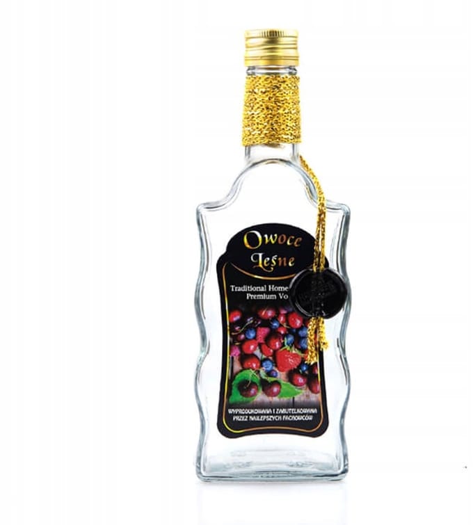 Bimberek - Decoratieve Fles - 500ml - Owoce Leśne - Inclusief Sierkoord